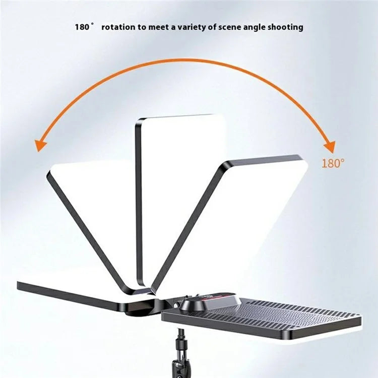 12 inch LED Video Light with Tripod Stand 2700-6500K Photography Studio Lighting for Video Film Recording