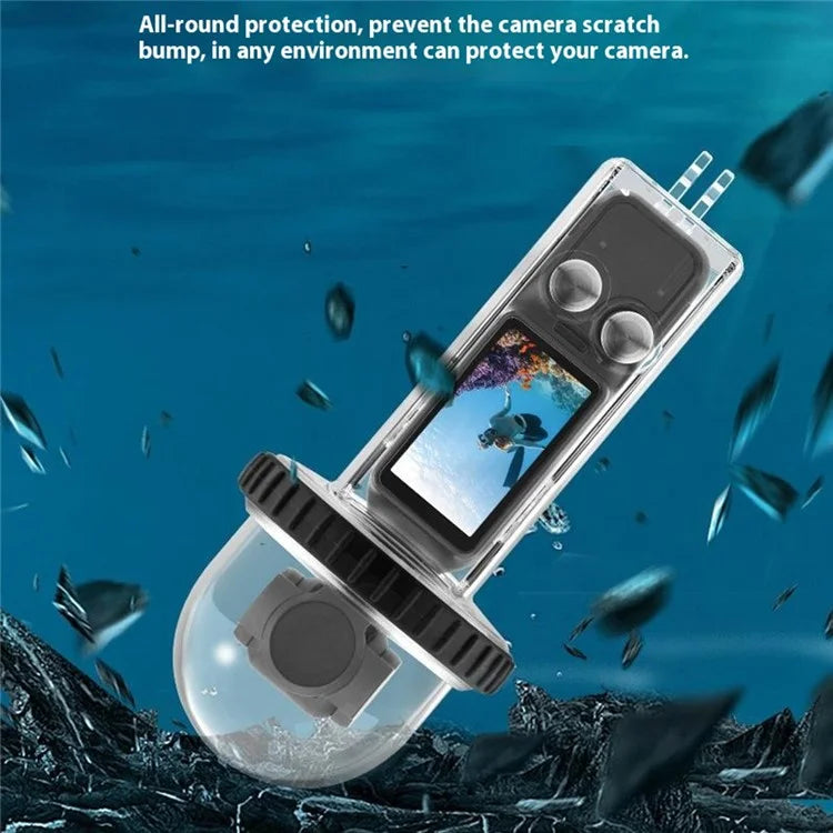 BRDRC Waterproof Case for DJI Osmo Pocket 3 40m Underwater Diving Action Camera Protector