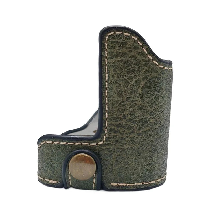 For Fujifilm X-T1 Bottom Case Buffalo Texture PU Leather Camera Protector with Battery Opening