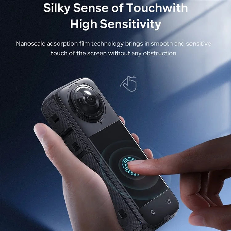 AMAGISN 2Pcs Screen Protector for Insta360 X4 , 0.25mm Ultra HD Tempered Glass Screen Film