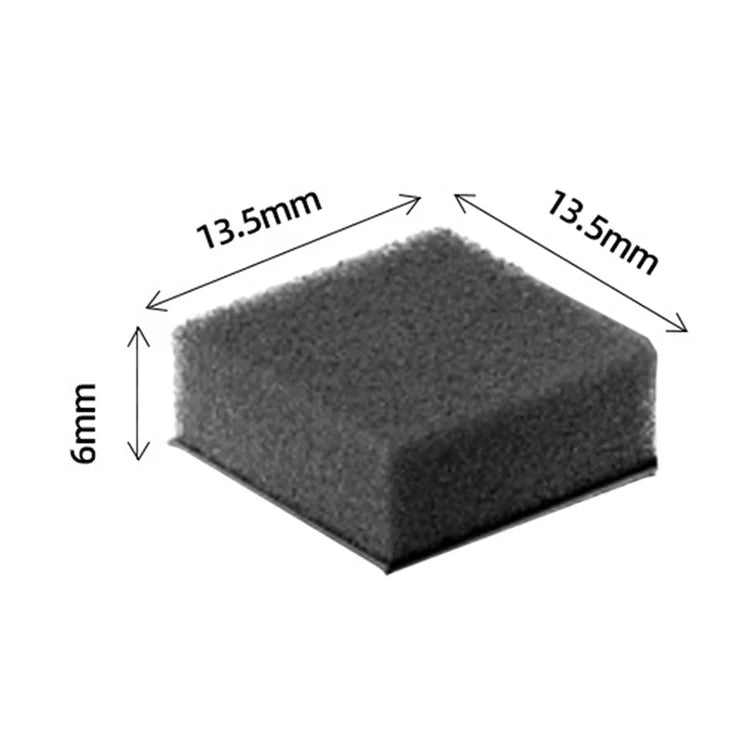 BRDRC 6Pcs For Insta360 X4 / X3 / ONE X2 Mic Wind Muff Camera Noise Reduction Sponge Video Muffler Accessories