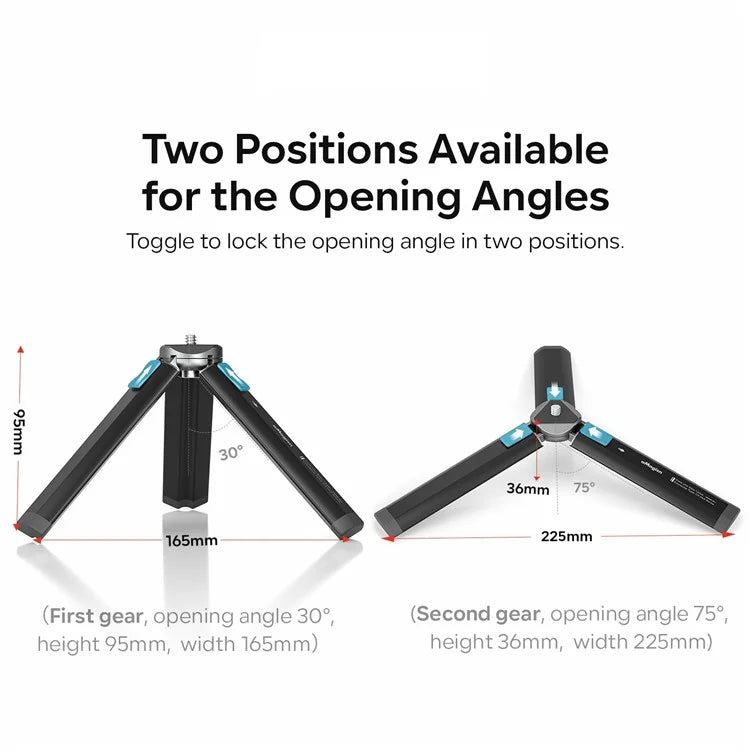AMAGISN Camera Tripod Metal Camera Mount Camera Accessories for Ourdoors Video Recording