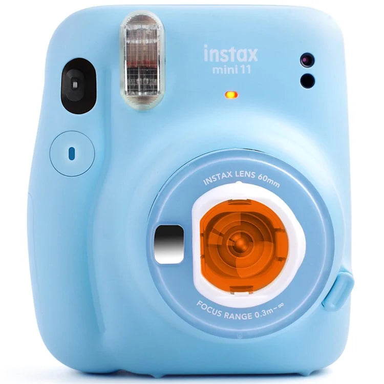 4Pcs Camera Filter for Instax Mini 11 / 12 Red Orange Green Blue Lens Filter Set