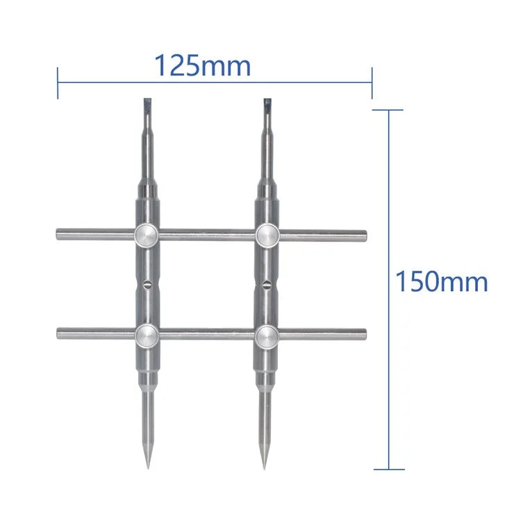 PL01 Dual Head Precise Lens Spanner Stainless Steel Camera Lens Repair Removal Wrench Tool