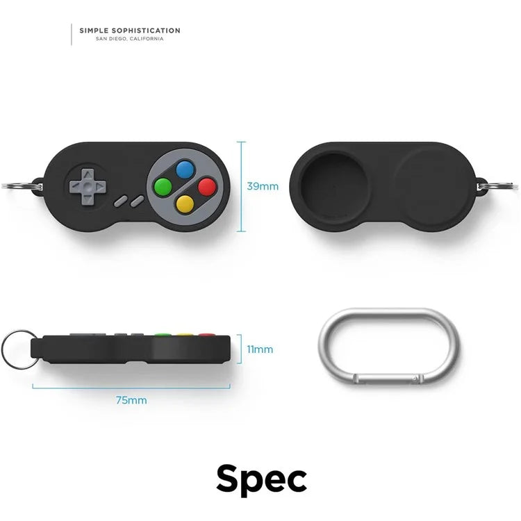 For Apple AirTag Protective Sleeve Retro Game Console Shape Silicone Case