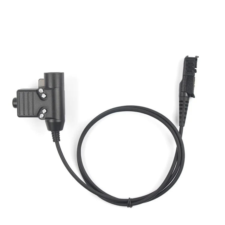 Ham Radio 7.1mm Adapter Speaker Microphone with U94 PTT for Motorola Xir P6600 / P6620 / DP2400 / MTP3250 / DEP550