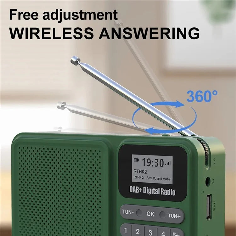 P11 Portable Outdoor Solar Power Rechargeable DAB / FM Radio Support Bluetooth Connection