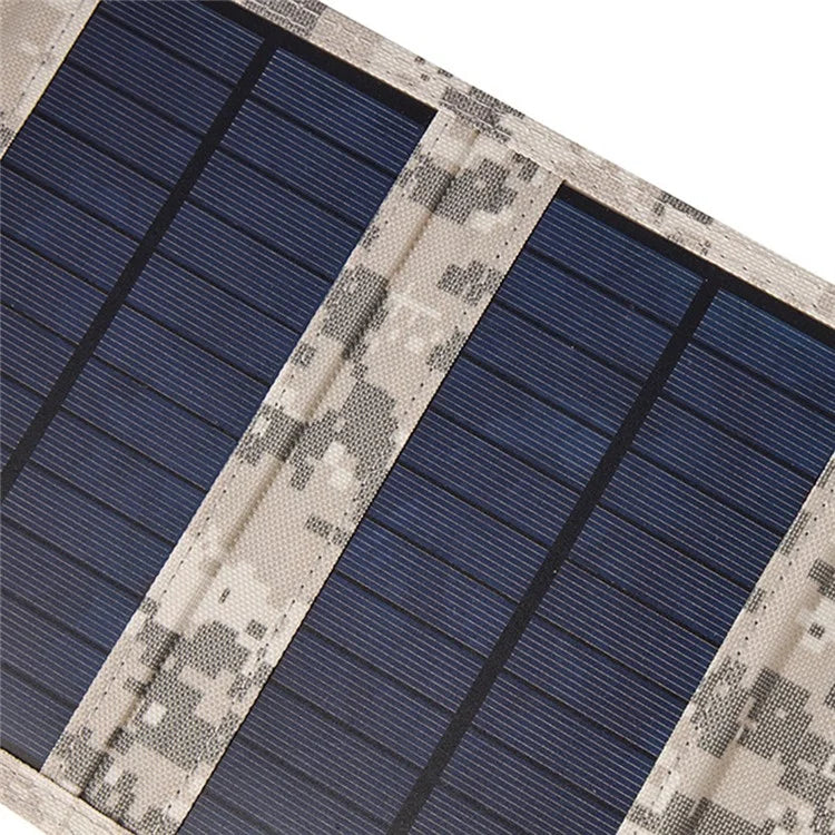 SPB6Z Foldable 6 Solar Panel Charger 12W 5V Portable Solar Charger for Outdoor Hiking Camping