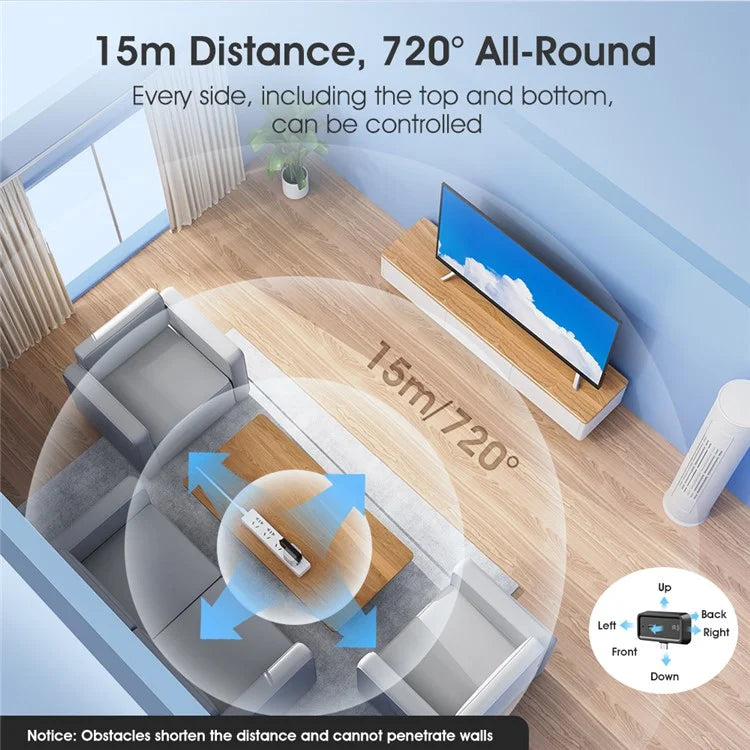 MG-YKQ103 WiFi + Bluetooth Dual Mode Infrared Remote Controller 15m Range Mini IR Remote