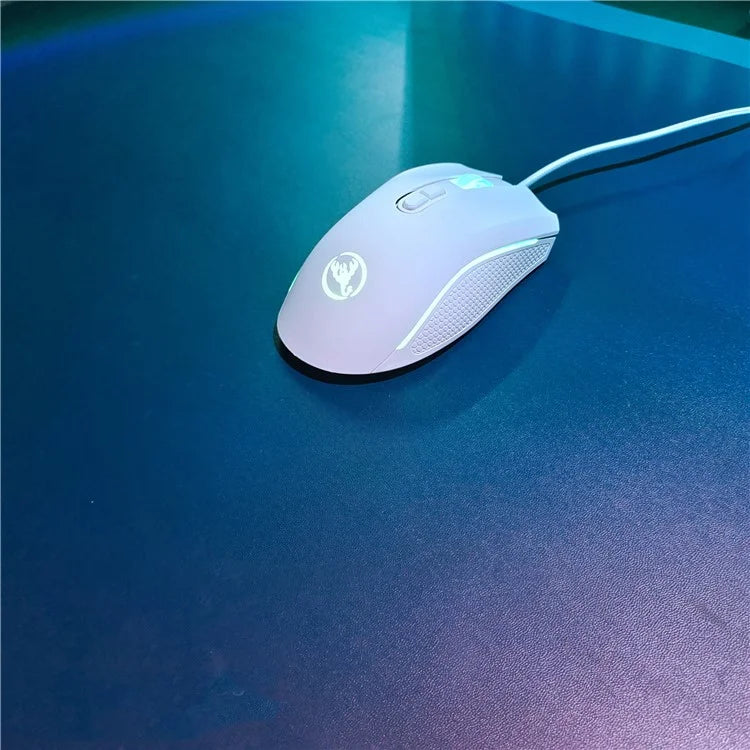 HXSJ A869 USB Wired Gaming Mouse 3200DPI Colorful Light Computer Laptop Mice