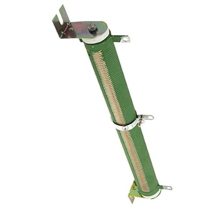 ELECTROPRIME 200W Watt 100 Ohm Ceramic Tube Adjustable Rheostat Resistor Green