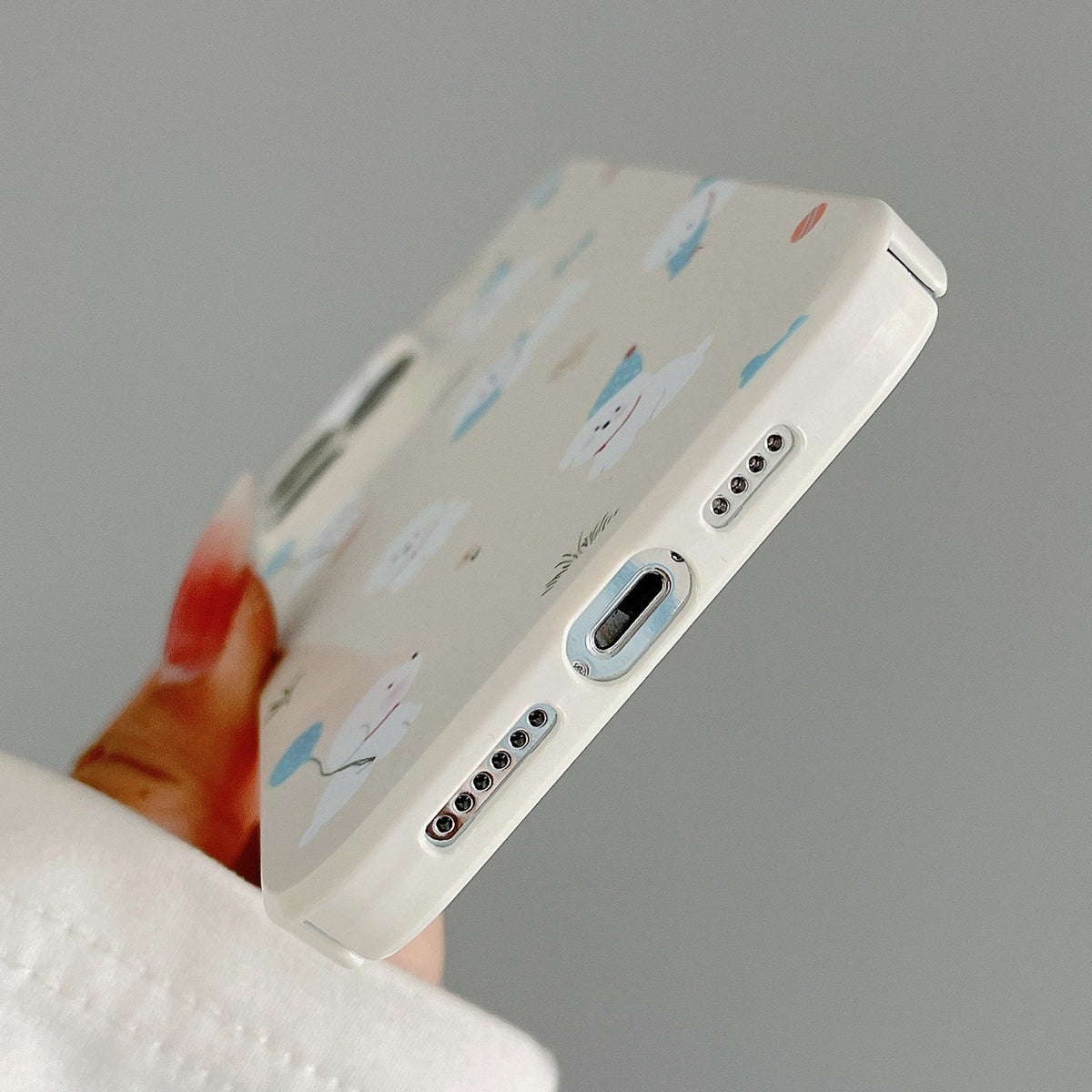 ELECTROPRIME For iPhone 15 Painted Pattern PC Phone Case(Milk Yellow Dog)