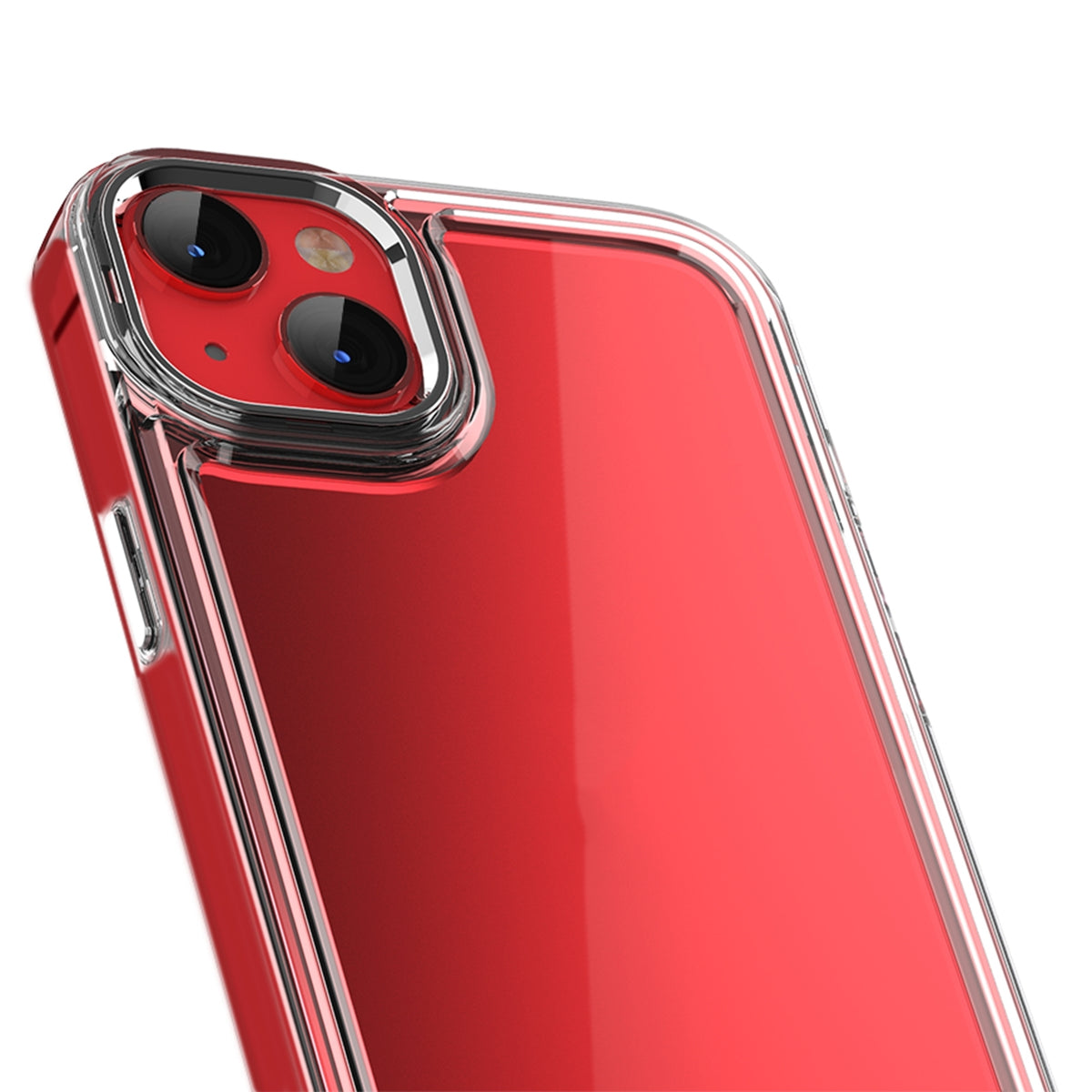 ELECTROPRIME For iPhone 15 Plus Acrylic + TPU Shockproof Phone Case(Transparent)