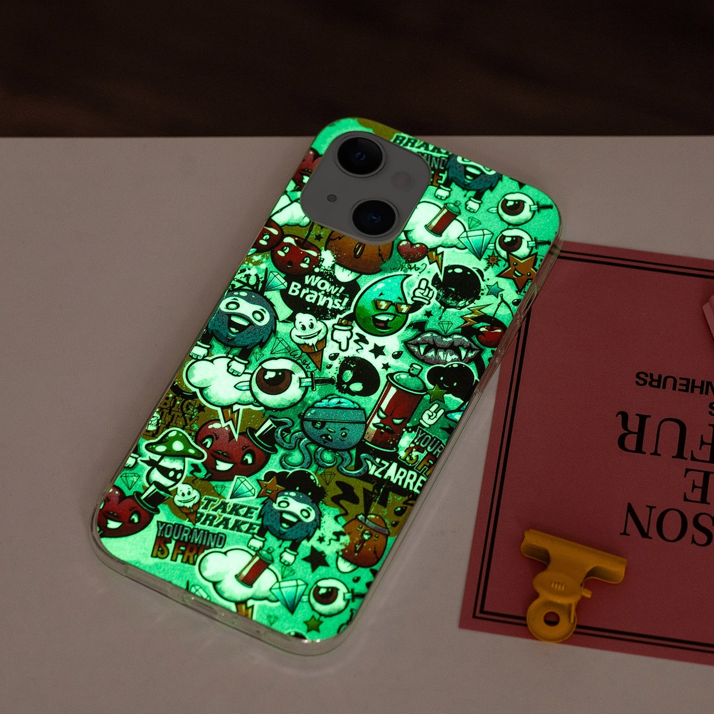 ELECTROPRIME For iPhone 15 Electroplating Soft TPU Phone Case(Rubbish)