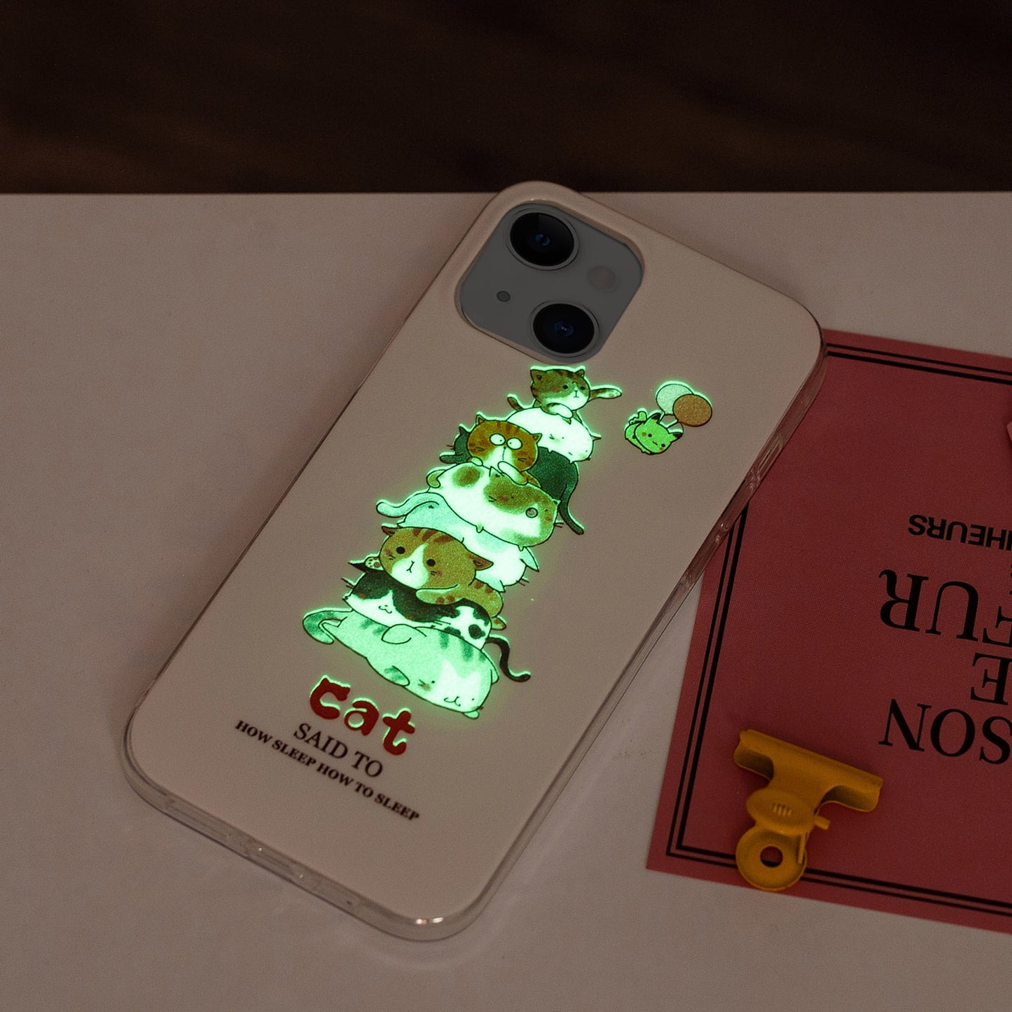 ELECTROPRIME For iPhone 15 Electroplating Soft TPU Phone Case(Cat)