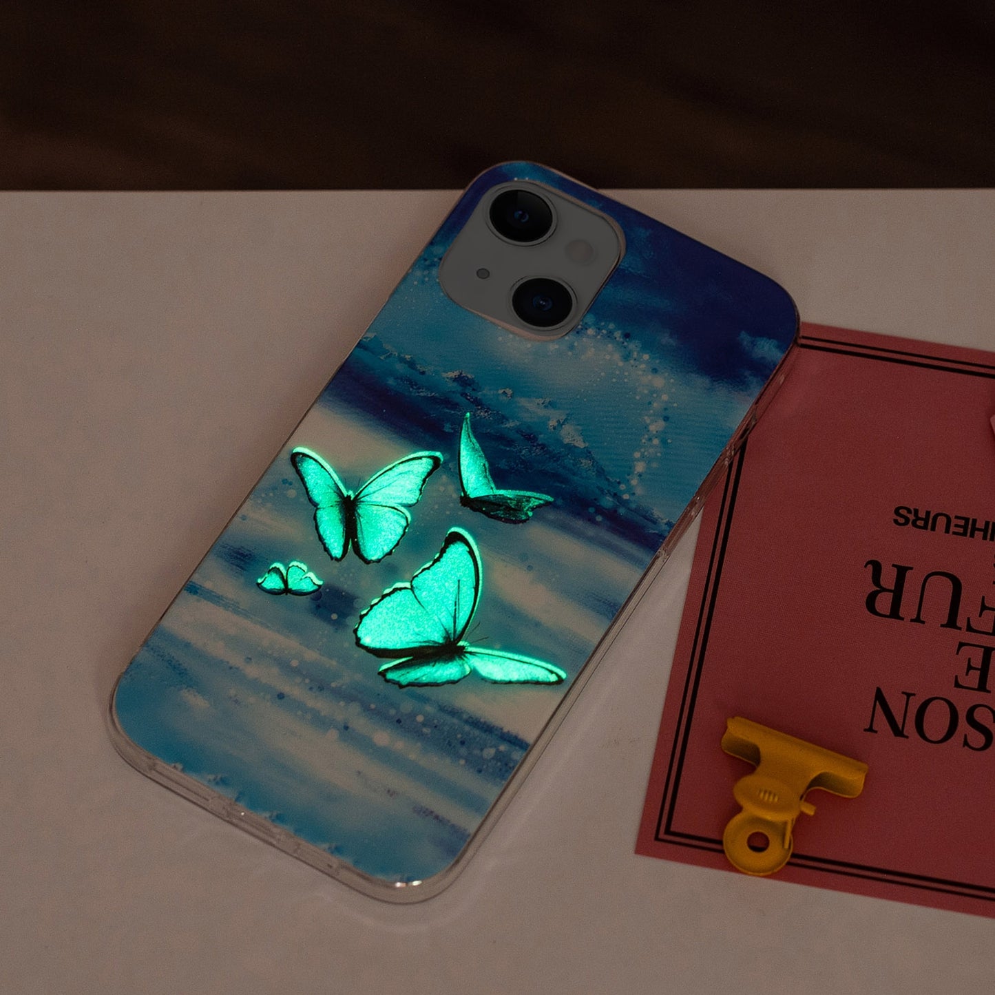 ELECTROPRIME For iPhone 15 Electroplating Soft TPU Phone Case(Butterflies)