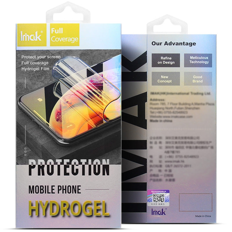 ELECTROPRIME For iPhone 15 Plus 2pcs/Set imak Curved Hydrogel Film Pnone Back Protector