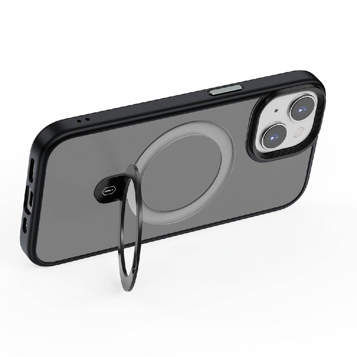 ELECTROPRIME For iPhone 15 WIWU ZMM-010 Airbag Skin Feel MagSafe Phone Case(Black)