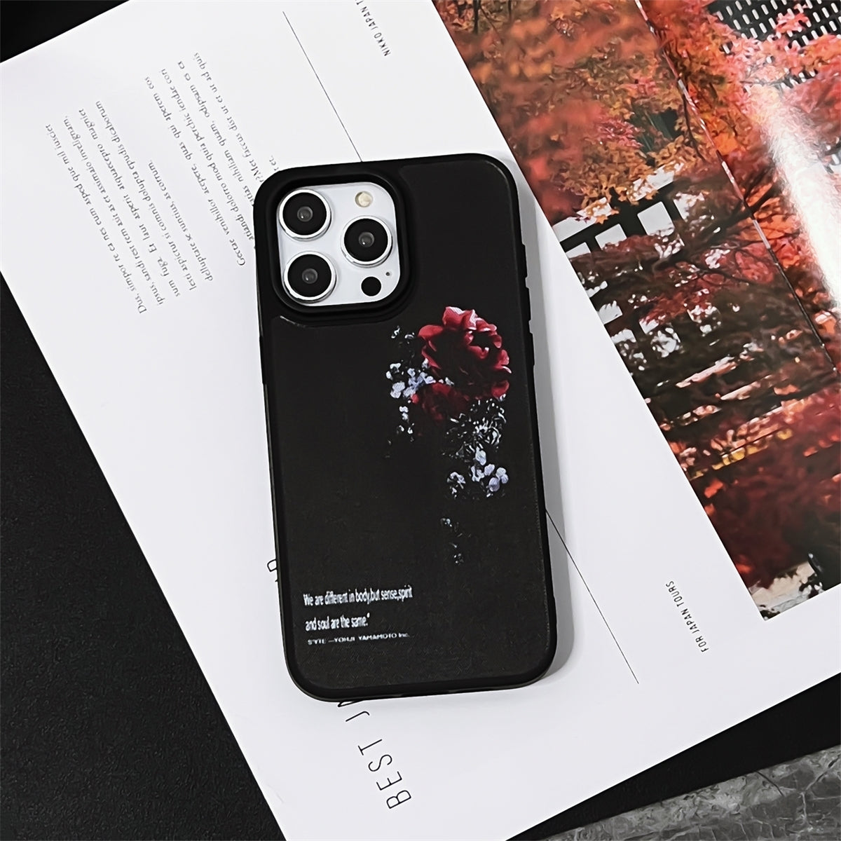 ELECTROPRIME For iPhone 15 Skin Feel Matte TPU+PC Shockproof Phone Case(Rose)