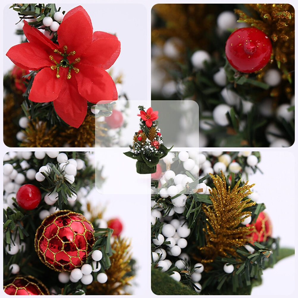 ELECTROPRIME Mini Christmas Trees Xmas Decorations, Size: 20 * 18cm