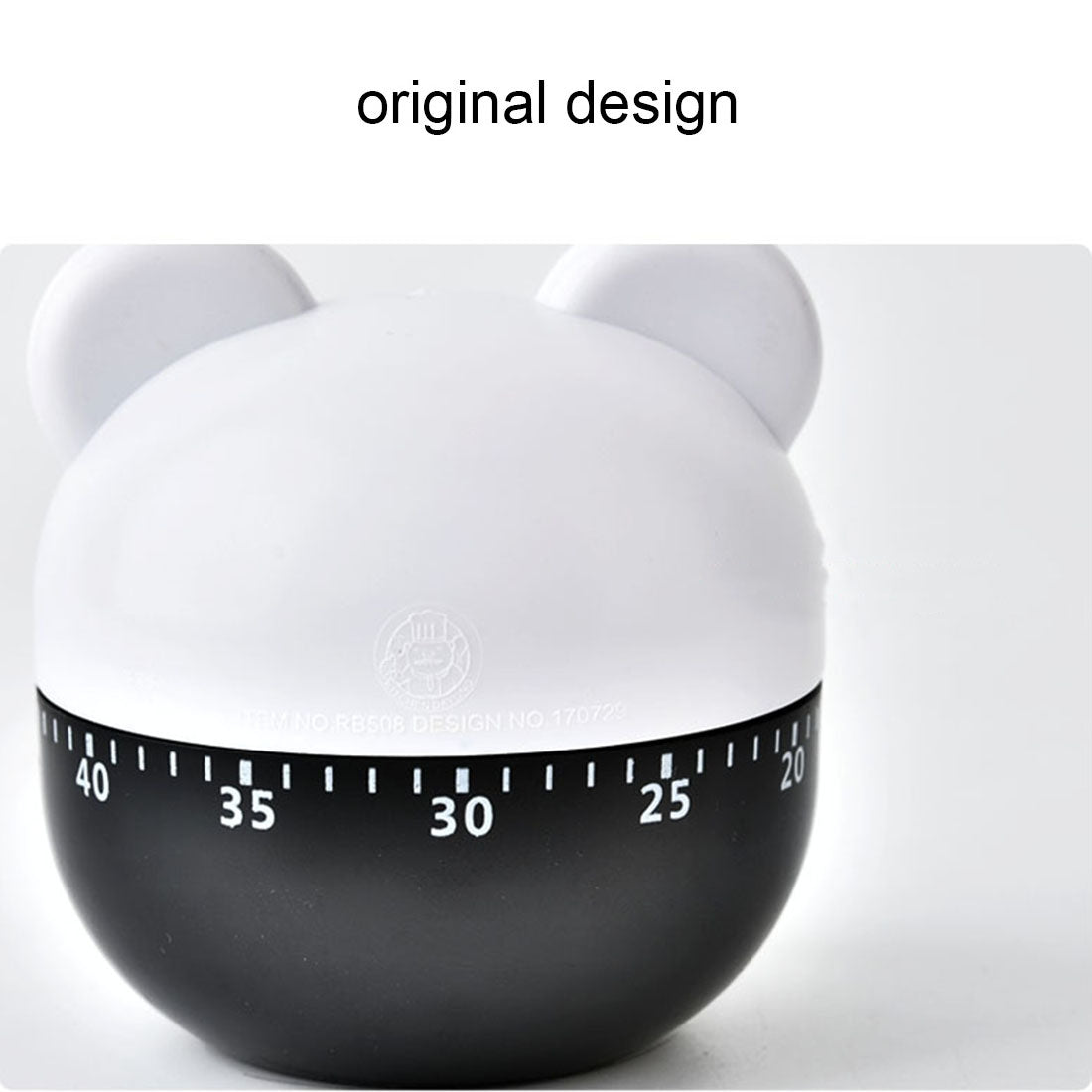 ELECTROPRIME Panda 60 Minutes Mechanical Kitchen Cooking Count Down Alarm Timer Home Decorating Gadget, Random Color Delivery