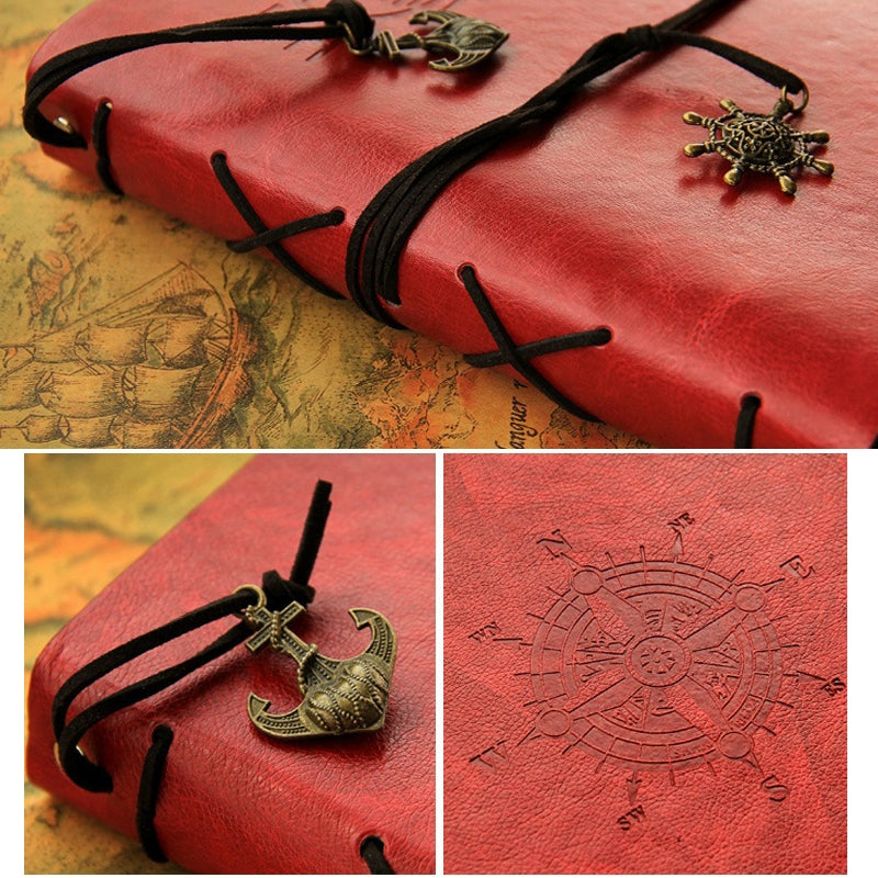ELECTROPRIME DIY Creativity Loose-leaf Type Retro Imitation Leather Lashing Children Growth Memorial Photo Album