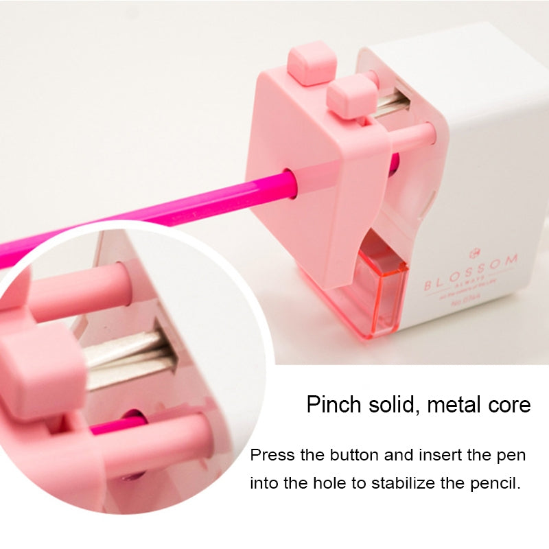 ELECTROPRIME Deli Manual Pencil Sharpener with Auto Suction Function