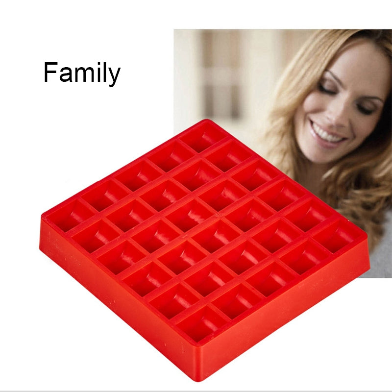 ELECTROPRIME 300 PCS Overlap Coins Game Coin Plastic Storage Box(Red)