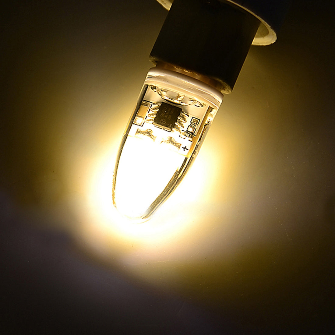 ELECTROPRIME 3W COB LED Light, G9 300LM PC Material Dimmable SMD 1505 for Halls / Office / Home, AC 220-240V(Warm White)