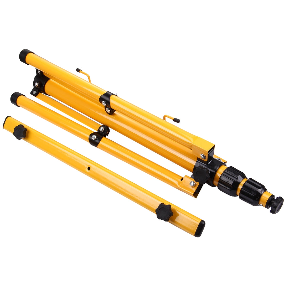 ELECTROPRIME LED Flood Light Lamp Work Emergency Lamp Tripod Stand, LED Flood Light Not Included, Adjustable Maximum Height: about 150cm(Yellow)