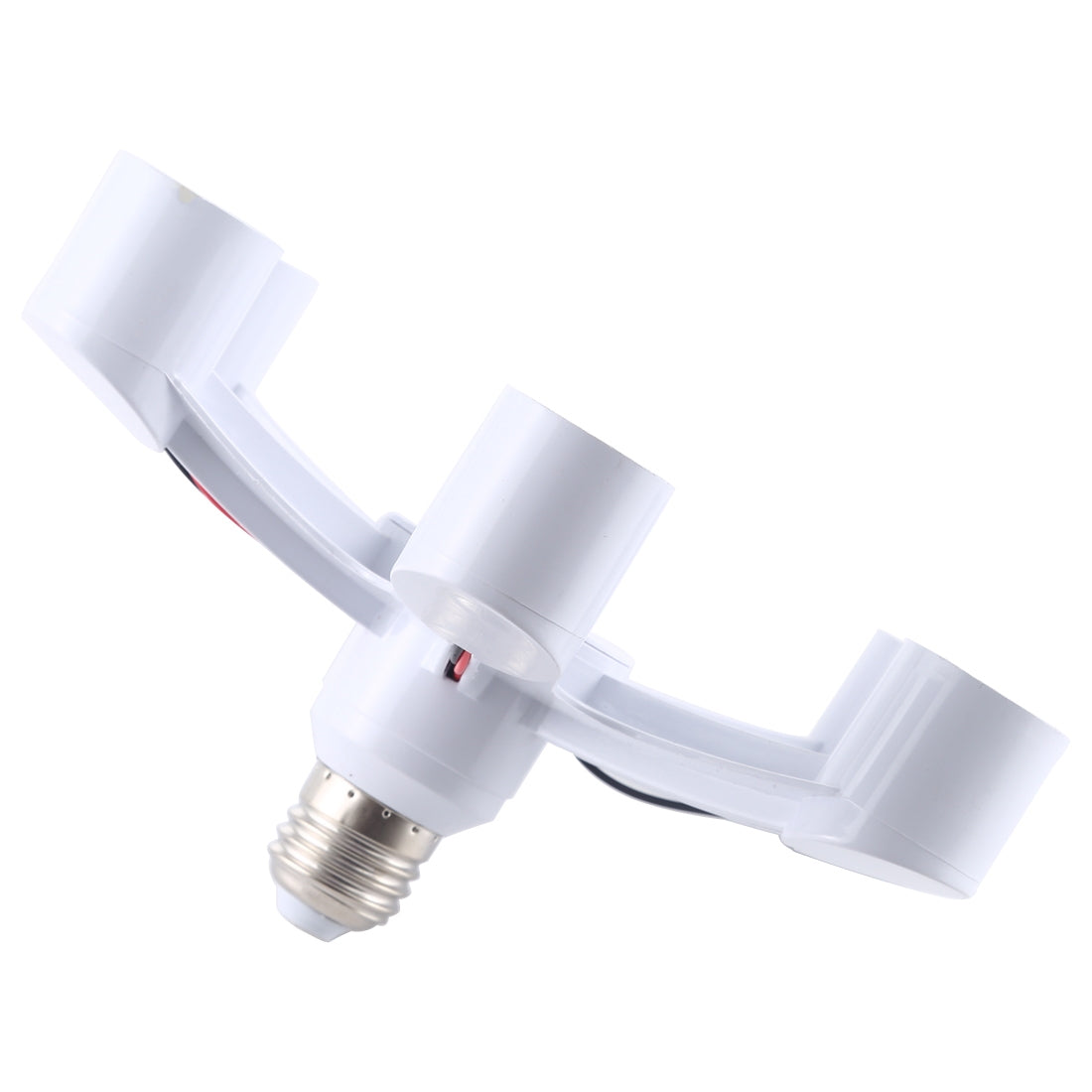 ELECTROPRIME 1 to 6 E27 Standard Lamp Holder Base Converter LED Light Bulbs Socket Adapter