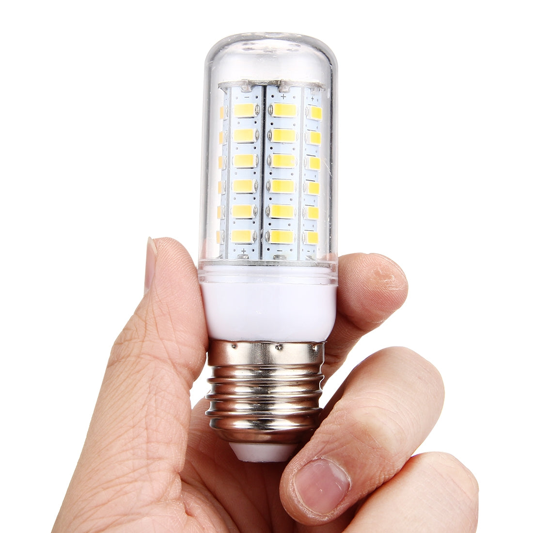 ELECTROPRIME E27 5W LED Corn Light, 56 LEDs SMD 5730 Bulb, AC 220V
