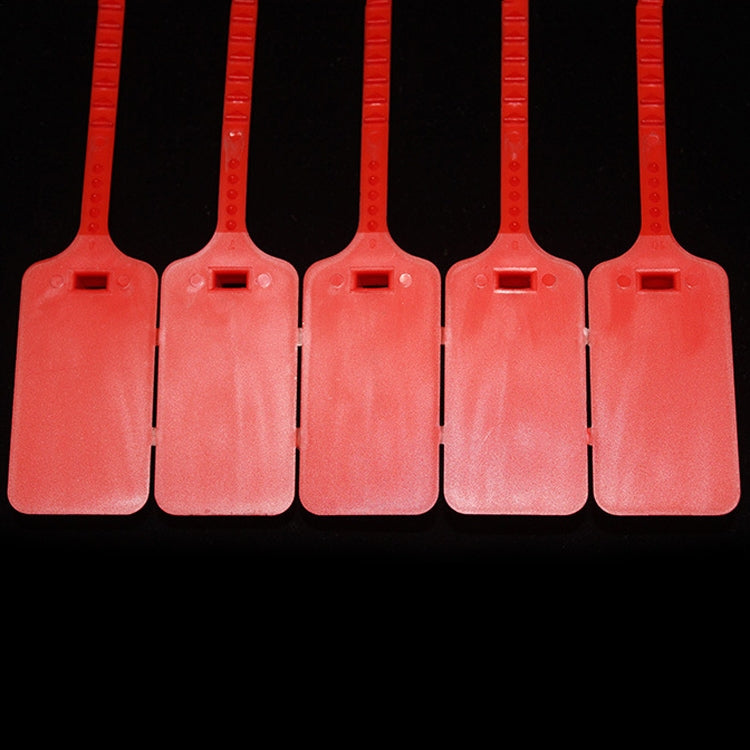 ELECTROPRIME 100 PCS Plastic Seal Cable Tie Padlock for Logistics Security, Random Colors Delivery