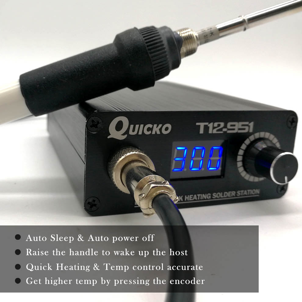 ELECTROPRIME MINI T12-951 LED Soldering Station Electronic Welding Iron Portable Welding Tool