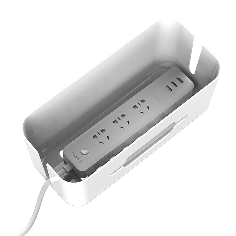 ELECTROPRIME ORICO CMB-18 Separating Design ABS Electrical Socket Storage Box Power Cable Manager Case with Phone / Tablet Holder for Desk, Living Room, Office, Bedroom