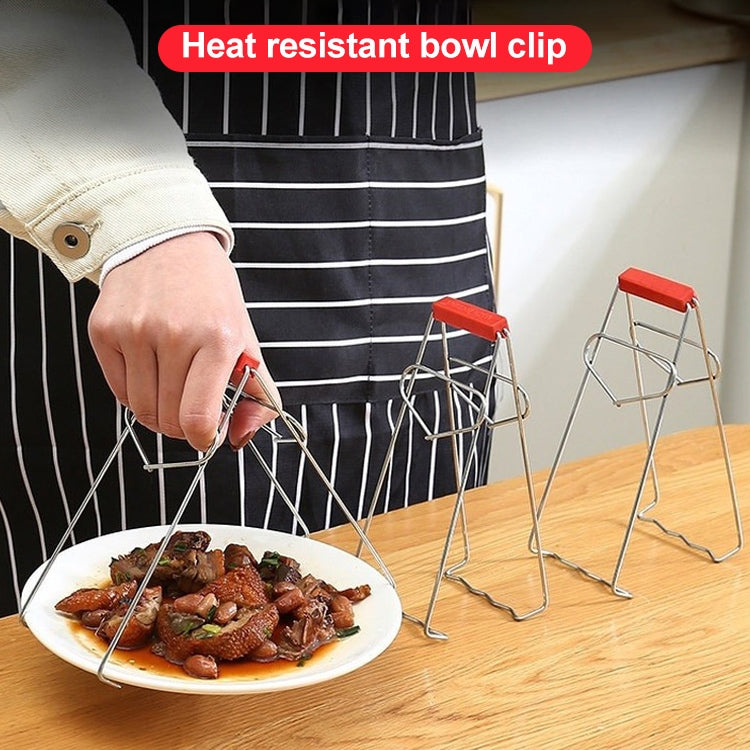 ELECTROPRIME 10pcs High Quality Kitchen Gadget Stainless Steel Pot Clip(Silver)