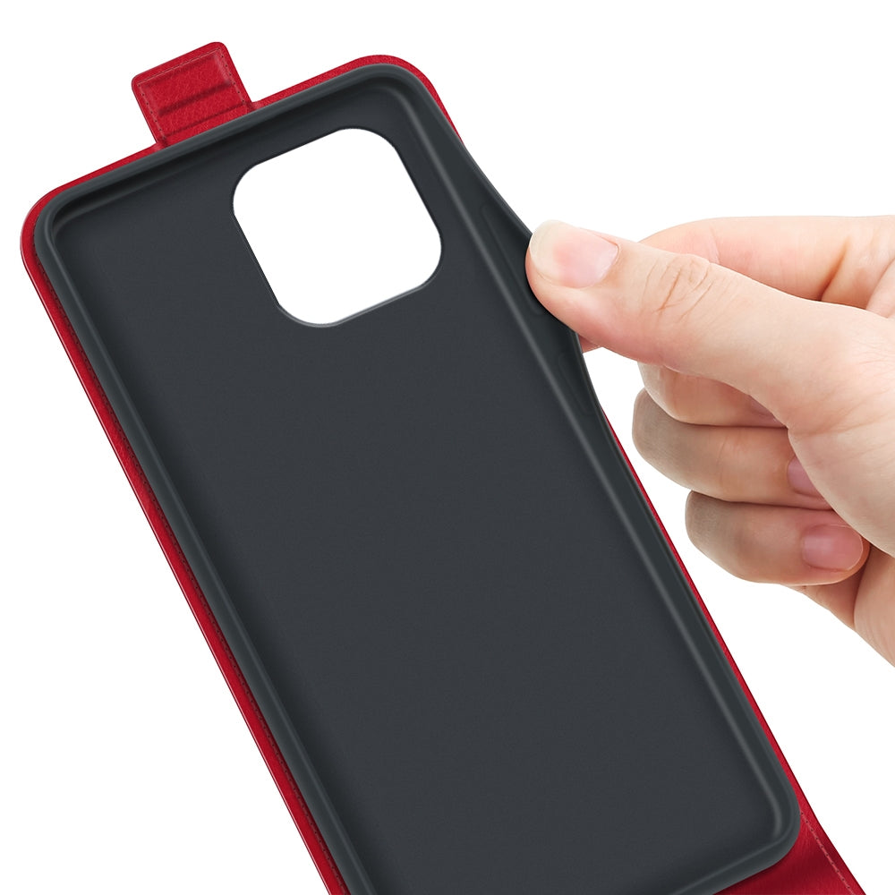 ELECTROPRIME For iPhone 15 Plus R64 Texture Single Vertical Flip Leather Phone Case(Red)