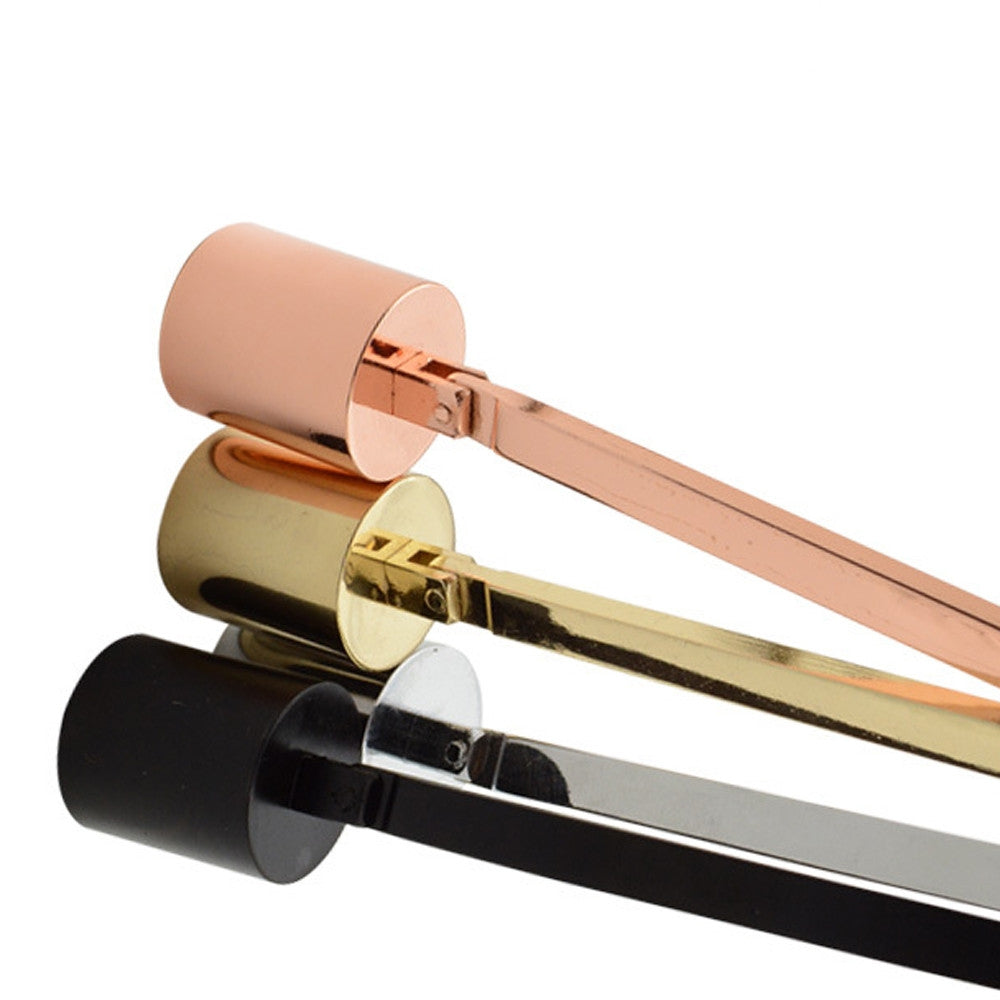 ELECTROPRIME Candle Extinguisher Cover Candle Candle Hood Candle Candle Scent Candle Tool, Color:Rose gold
