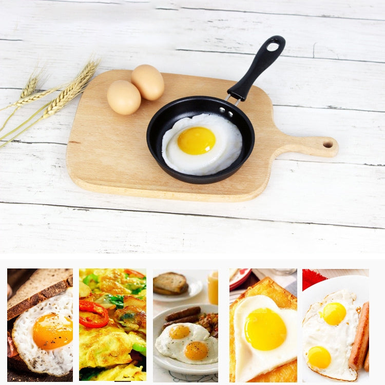 ELECTROPRIME Mini Egg Frying Panpure Non-Stick Flat Bottom Pan Multicooker, Size:12cm
