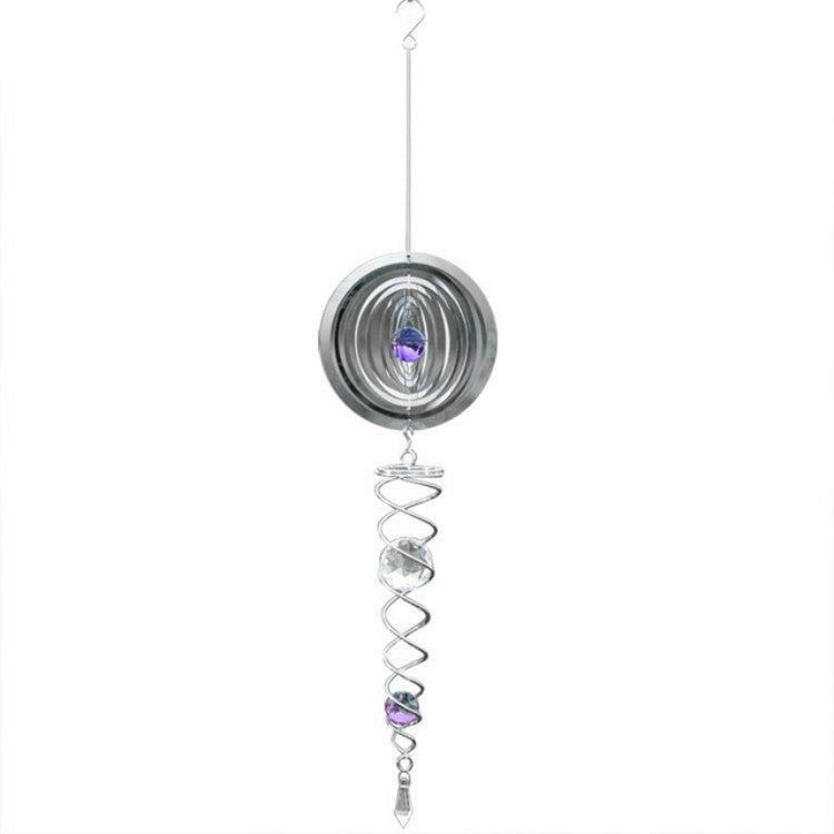 ELECTROPRIME Foldable Metal Sheets Iron Wire Wind Chimes Home Garden Decoration(W004)