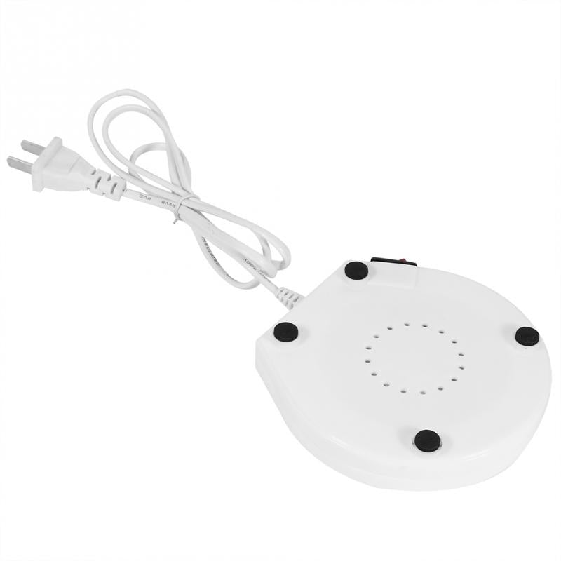 ELECTROPRIME Beverage Heater Tray Pad Milk Tea Coffee Mug Hot Drinks Cup Heater, Shape:Round(White)