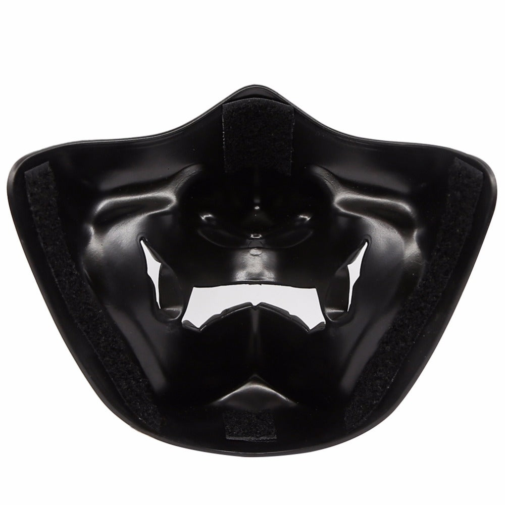 ELECTROPRIME WosporT Halloween Dancing Party Grimace Half Face Mask(Black)