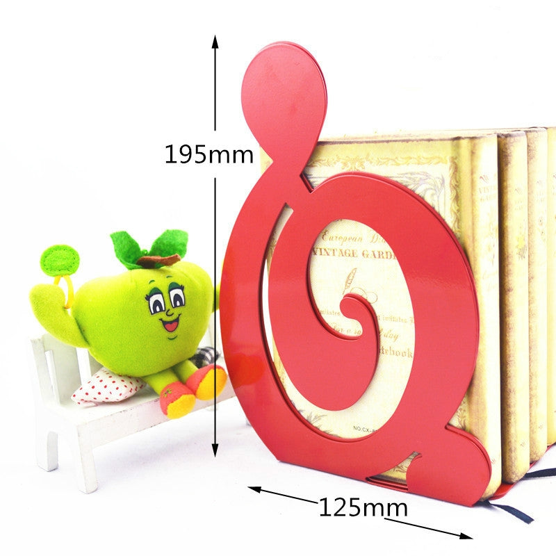 ELECTROPRIME 2 PCS Book Bezel Book Metal Book Stand Bookmark Note Book Stand(Red Treble)