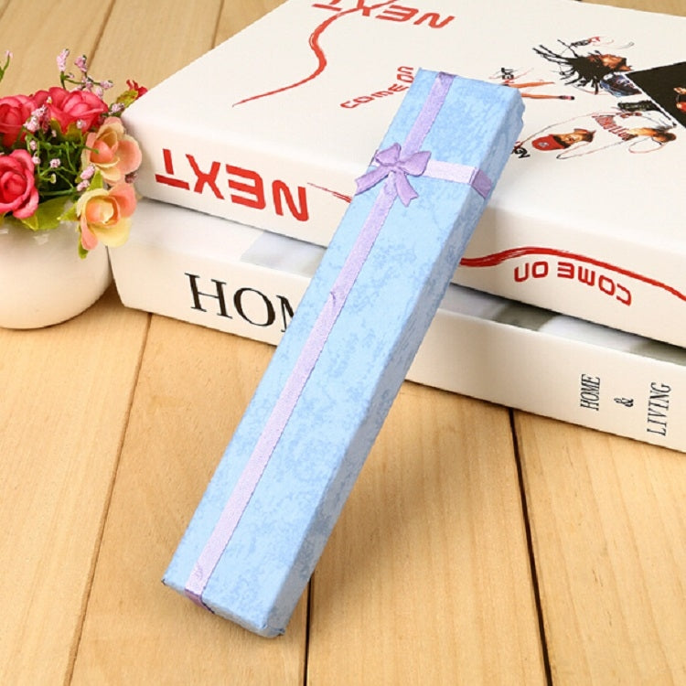 ELECTROPRIME 3 PCS Rectangular Rose Bow Gift Box Necklace Box Jewelry Box, Random Color Delivery