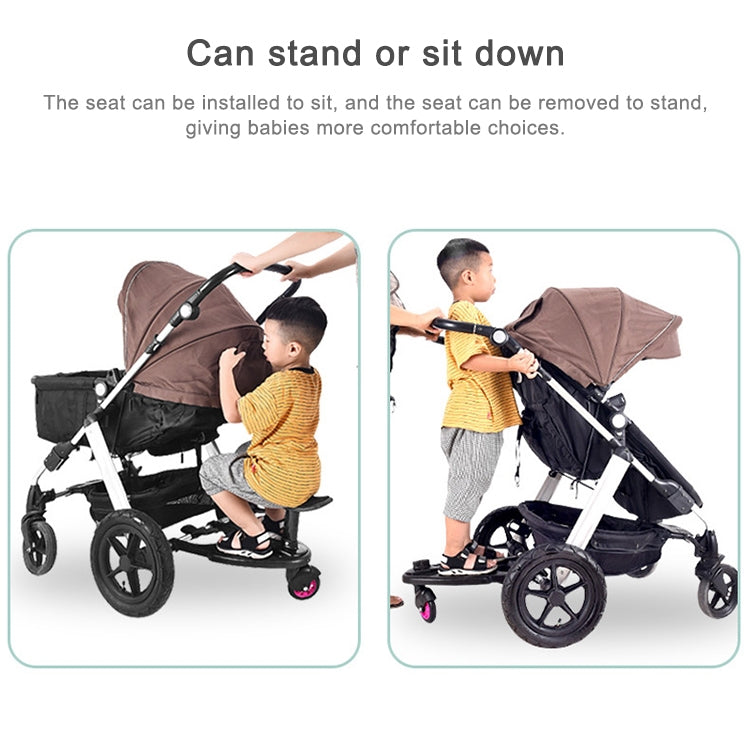 ELECTROPRIME Baby Stroller Standing Board Stroller Accessory Outdoor Activity Board(Blue)