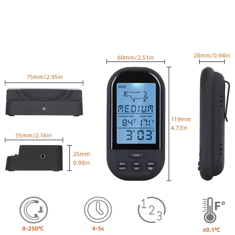 ELECTROPRIME Digital Probe Type Oven Cooking Food Thermometer Kitchen Tools