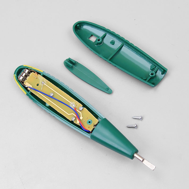 ELECTROPRIME High Precision Electrical Tester Pen Screwdriver 220V AC DC Outlet Circuit Voltage Detector Test Pen with Night Vision, Specification:Digital Display Electric Pen (OPP)