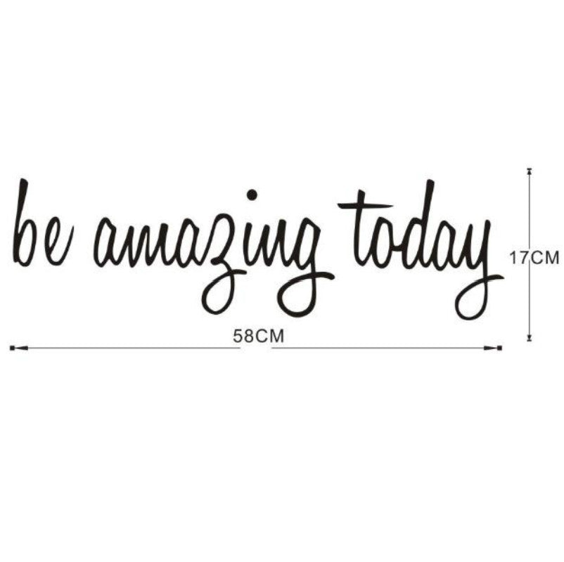 ELECTROPRIME Bathroom Dressing Room Home Decor Removable Mural Wall Sticker, Size:58x17CM