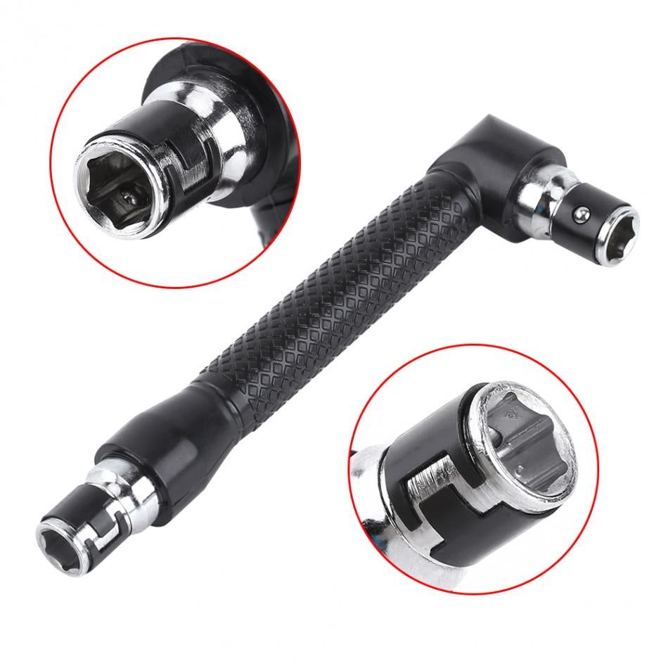 ELECTROPRIME L Pole Mini Double Head Socket Wrench Screwdriver Screwdriver Head Post Handle