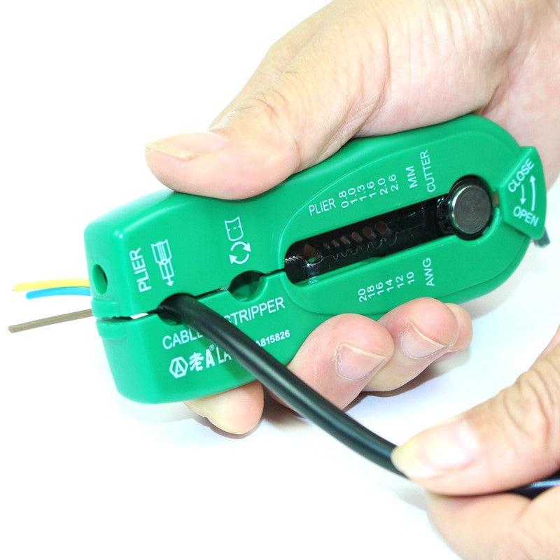 ELECTROPRIME Multi-function Mini Portable Manual Wire Stripper Tool